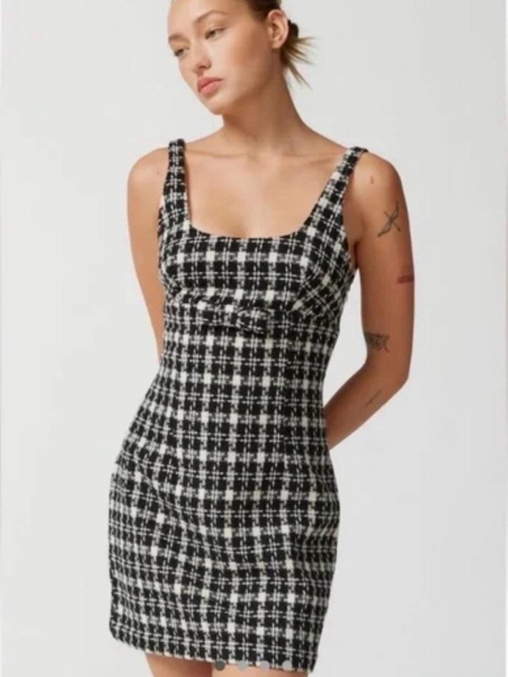 UO Gingham Mini Dress